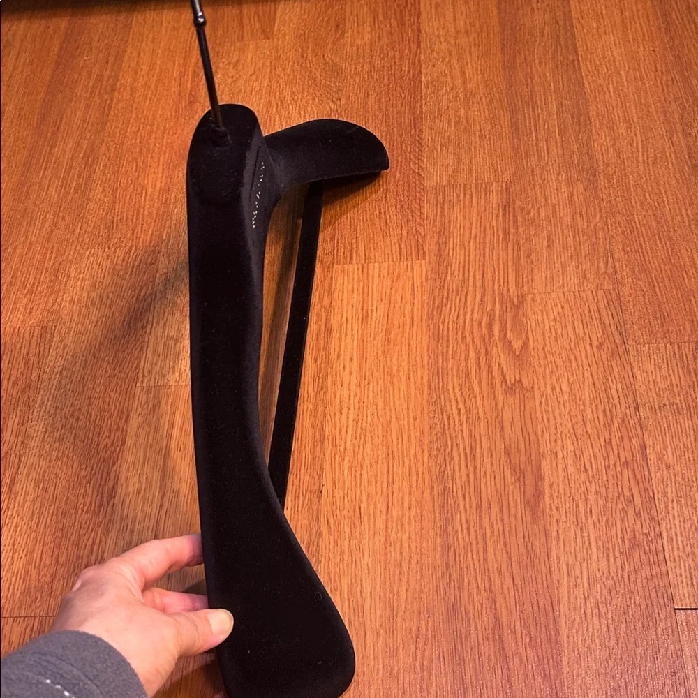 Balenciaga Black Velvet Clothing Hanger